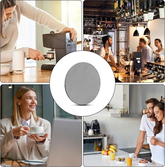 A Criba Espresso Puck De 51 Mm, Acero Inoxidable