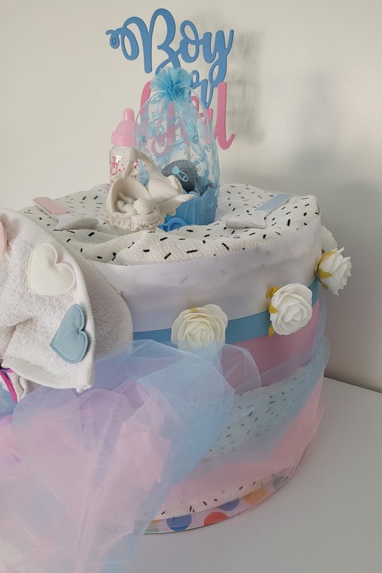 Gender Reveal Luiertaart