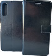 Portemonnee Book Case Hoesje Geschikt voor: Samsung Galaxy A70 & A70S - Zwart