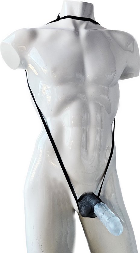 BamBella® - Erotische lingerie voor mannen - Kant Panty string voor heren sexy kleding voor koppels open kruis penis ring