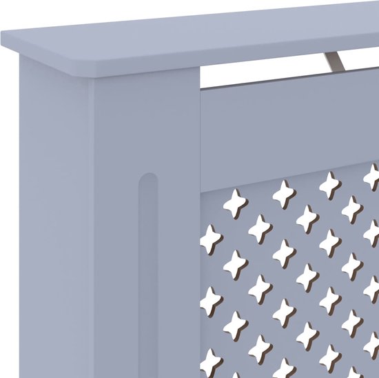 vidaXL Radiatorombouw 78 cm MDF grijs - Radiatorombouw ...