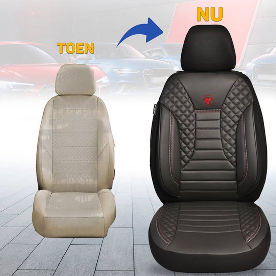 Autostoelhoes, voor Suzuki Grand Vitara 2000-2024 2025 All-Weather Verstelbaar Kussen Ademend Waterdicht Antislip Voorste Achterbankbeschermers,C