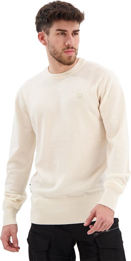 G-star Premium Core R Ronde Hals Sweater Beige S Man