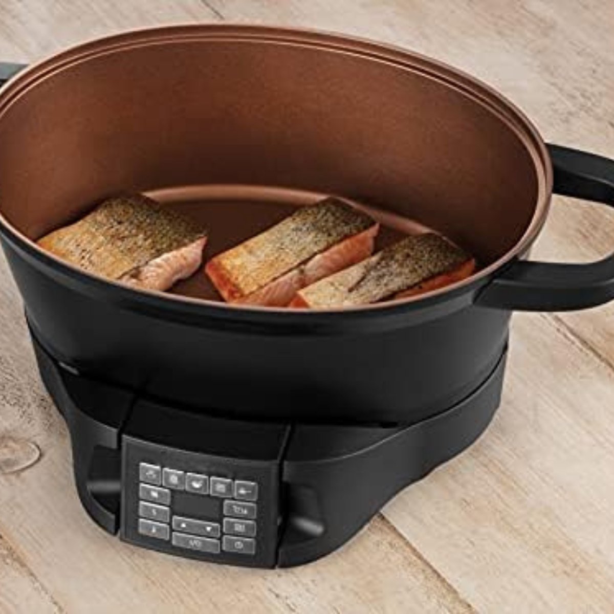 Slowcooker met Timer - Slowcooker Elektrisch - Slowcooker 6 5 Liter - Slowcooker met Timer 4 Personen – foto 5
