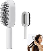 Zelfreinigende haarborstel voor vrouwen, 3D Air Cushion Massager Brush, Airbag Massage Comb Hair Combs, balpennen voor het verwijderen van haarklitten en knopen