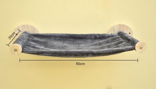 FUKUMARU Katten Hangmat met Twee Treden Set, Moderne Klimplanken Meubel