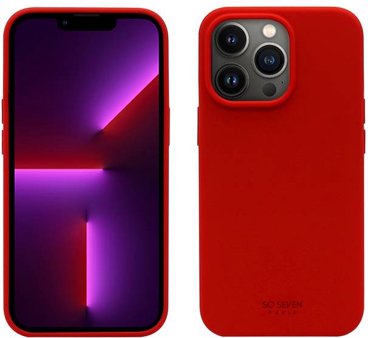 SoSeven, Hoesje voor iPhone 13 Pro Max SMOOTHIE GERECYCLED, Rood