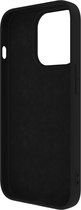 Muvit, Hoesje Geschikt voor Apple iPhone 15 Pro Soft Touch MagSafe-compatibel, Zwart