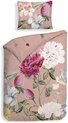 Heckettlane Flores Dekbedovertrek - Eenpersoons - 140x200/220 cm - Pink