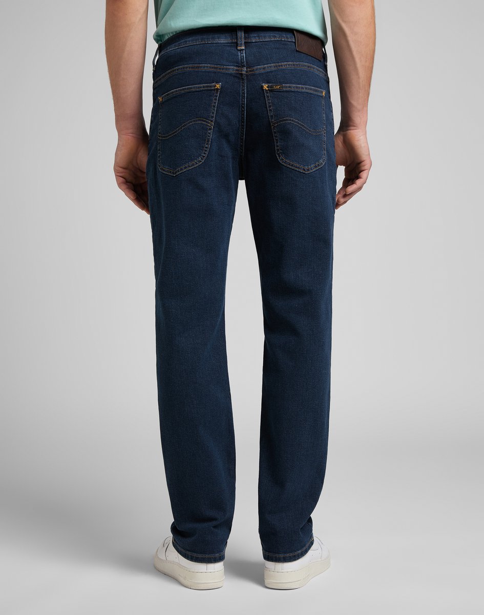 Lee Brooklyn DARK STONEWASH W32 X L32 Blauw