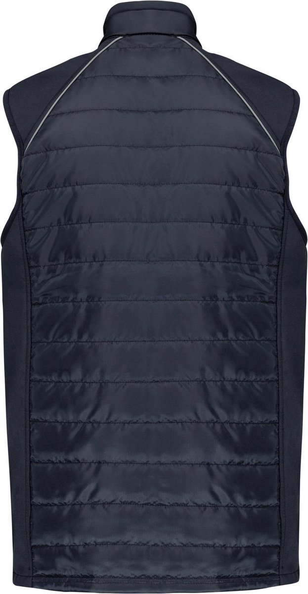 WK. Designed To Work Bodywarmer Day To Day in twee stoffen WK606 - Navy / Silver - XL