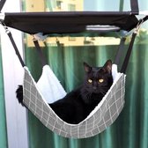 Hangmat voor katten, hangmat voor huisdieren, warm bed met verstelbare riem, slaapkussen voor huisdieren, voor katten, kleine honden, konijnen