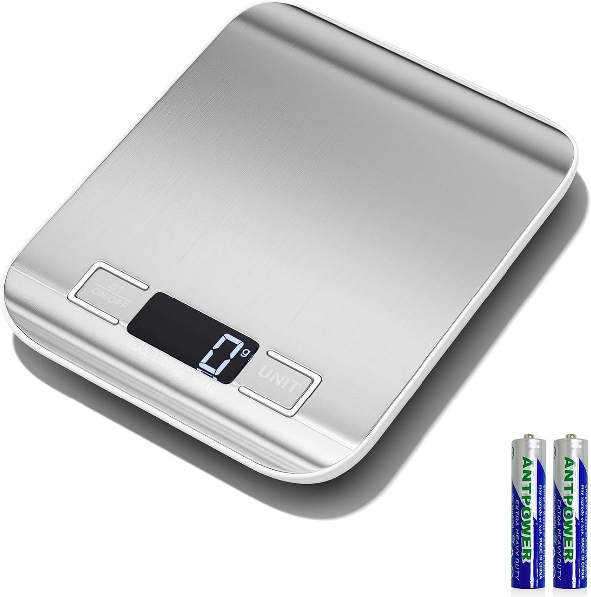Keukenweegschaal - Weegschaal Keuken - Digitale Weegschaal - Precisie Weegschaal - LCD Scherm