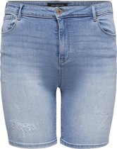 ONLY CARMAKOMA CARLAOLA REG DEST DNM SHORTS Dames Jeans - Maat 52