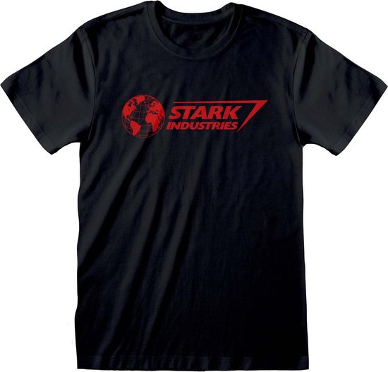 Foto: Marvel comics stark industries unisex t shirt zwart