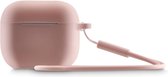 Hama Fantastic feel beschermhoes Geschikt voor Apple Airpods 3e generatie - Roze