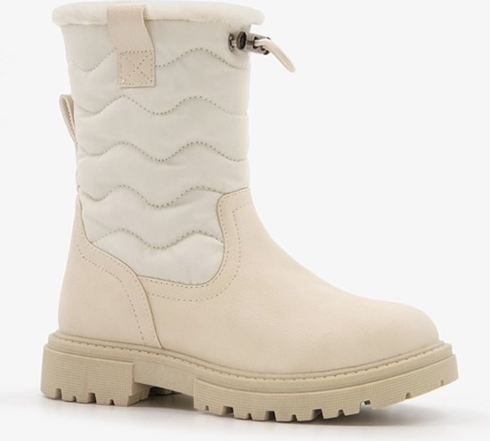 Blue Box meisjes boots met voering beige - Maat 31 - Uitneembare zool