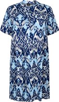 ZIZZI VWISMA, S/S, KNEE DRESS Dames Jurk - Dark Blue - Maat M (46-48)