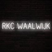 RKC WAALWIJK - Lichtreclame Neon LED bord verlicht | SpellBrite | 116,45 x 16 cm | 6 Dimstanden & 8 Lichtanimaties | Reclamebord neon verlichting