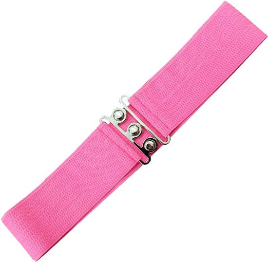 Dancing Days - Vintage Stretch Taille riem - XL/2XL - Roze