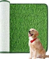 Hondentoilet kunstgras outdoor 46 X 58CM - plasmatjes hond incontinentie onderleggers – training pads puppy – geurbestendig