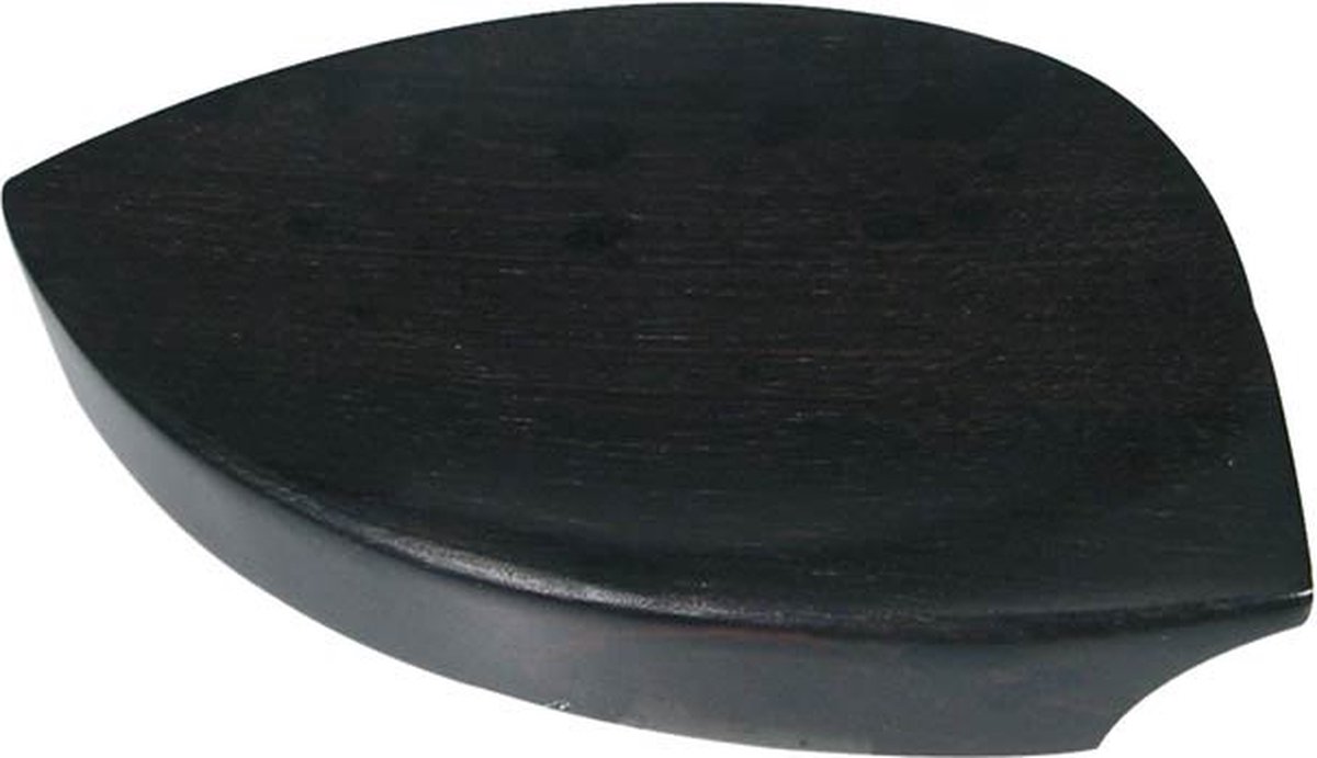 ELS CR-022E chinrest 'kaufman'-style, made in India, ebony, no screws, no cork