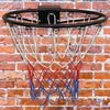 Professionele maat (45 cm) Stevige basketbalring, basketbalringnet en muurbevestigingen, geschikt voor volwassenen en kinderen, binnen en buiten, zwart