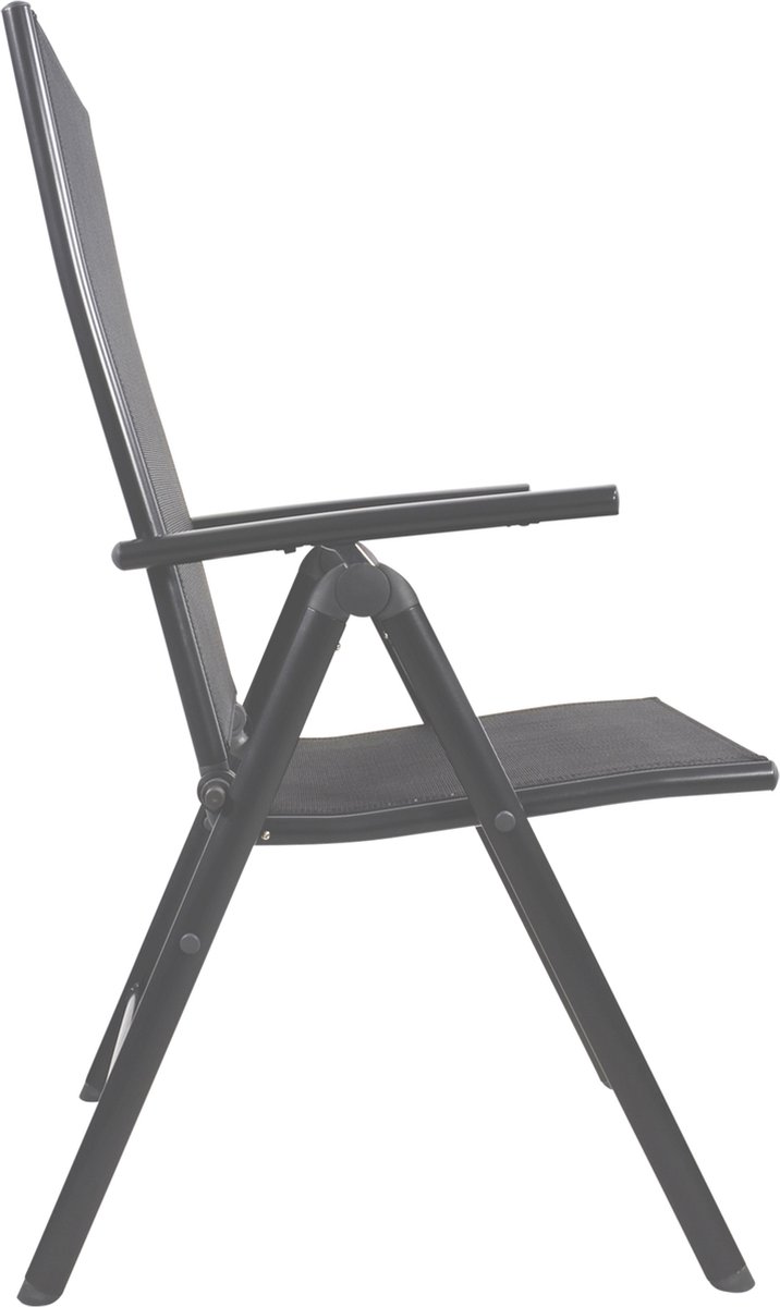 Lesli Living Veneto fauteuil à dossier réglable - noir