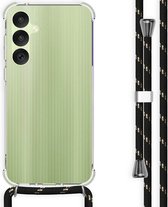iMoshion Hoesje Geschikt voor Samsung Galaxy A35 Hoesje Met Koord - iMoshion Backcover met koord - Zwart