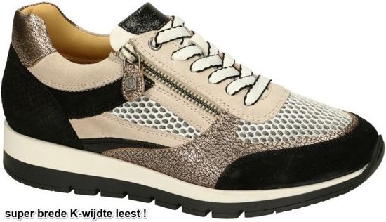 Helioform -Dames - zwart/wit - sneakers - maat 38.5