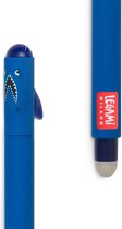 Legami - Uitwisbare Pen - Haai - Inktkleur Blauw - Navulbaar - Back to School