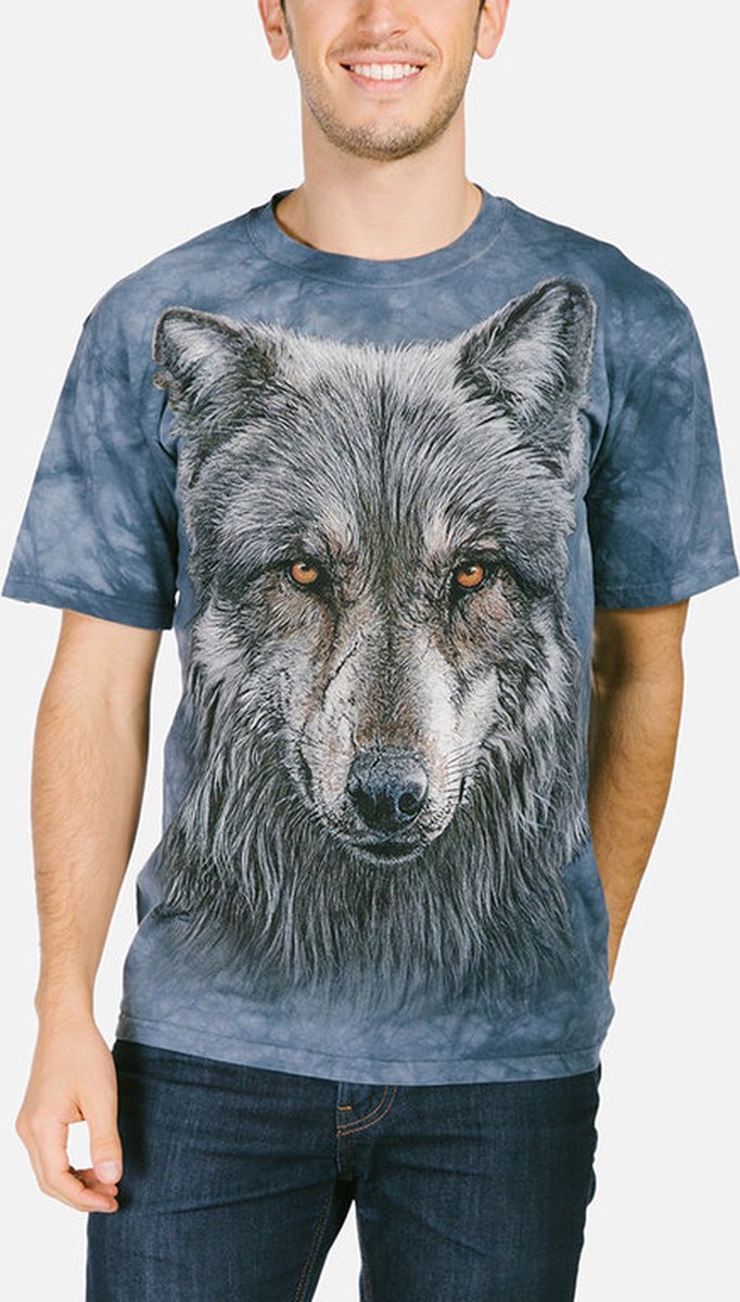 The Mountain Artwear T-Shirt Mountain Artwear Warrior Wolf (XL) van the — afbeelding 2