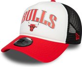 New Era - Casquette de camionneur rétro rouge E-Frame Chicago Bulls NBA