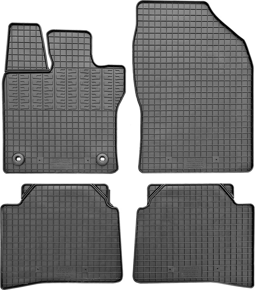 Rubber matten passend voor Toyota Prius V 2023- (4-delig + montagesysteem)