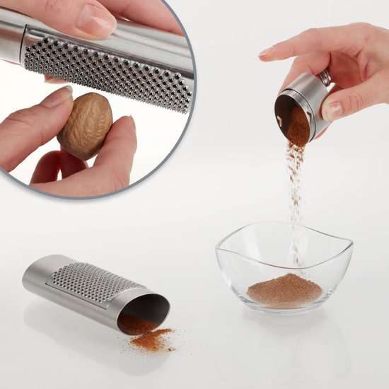 Mini rasp, roestvrij staal kaas gember plantaardige kruiden kleine rasp voor keuken (3-zijdig