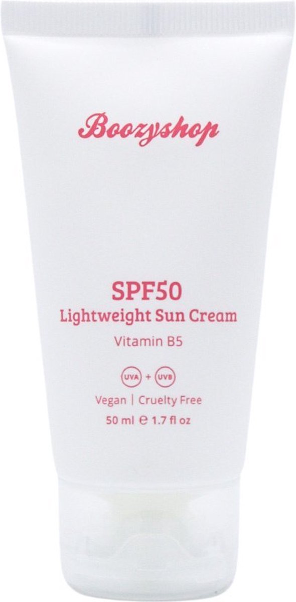 Goedkoopste Boozyshop ® Zonnebrand Gezicht - Zonnecreme Gezicht - SPF 50 - Hydraterende Gezichtscrème - 50 ml - Geschikt voor Alle Huidtypen - Beschermt tegen UVA/UVB en photo-aging