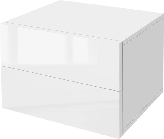 MRBLS 2x Nachtkastje met 2 Laden Commode MDF Bijzettafels Dressoir Kleerkast Garderobe Modern Meubilair met Lades voor de Slaapkamer van de Woonkamer Gang (Grijs Mat Wotan) - 32,5 x 30 x 43 MRBLS 2x Nachtkastje met 2 Laden Commode MDF Bijzettafels Dressoir Kleerkast Garderobe Modern Meubilair met Lades voor de Slaapkamer van de Woonkamer Gang (Grijs Mat Wotan) - 32,5 x 30 x 43