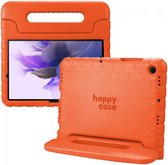 HappyCase Housse de protection pour tablette Kinder compatible avec Samsung Galaxy Tab S7 FE/S7 Plus | Couverture adaptée aux enfants | Couvercle de protection | Couverture pour enfants | avec poignée et support | Orange