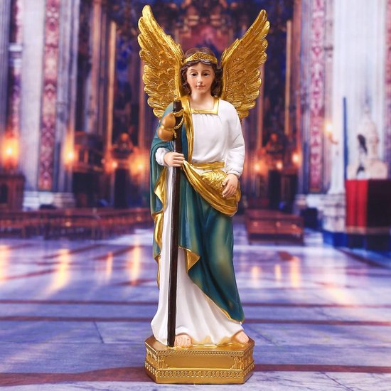 8 Inch Aartsengel Raphael Standbeeld, Katholieke Gift, Aartsengel ...