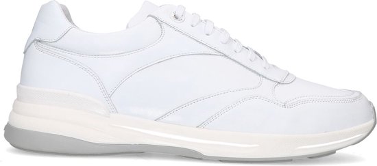 Van Lier - Heren - Witte leren sneakers - Maat 42