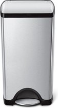 Simplehuman - Prullenbak Classic 30 liter - Roestvast Staal - Zilver