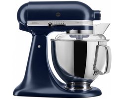 KitchenAid 5KSM175PSEIB - Keukenrobot met kantelbare kop 4,8 L - Standmixer - Artisan met exta accessoires - Ink blauw