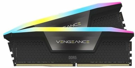 Corsair Vengeance RGB - 32GB - 2 x 16 GB - DDR5 - 6000 CL36 - 1,35v - Intel XMP - CMK32GX5M2E6000C36 - Zwart