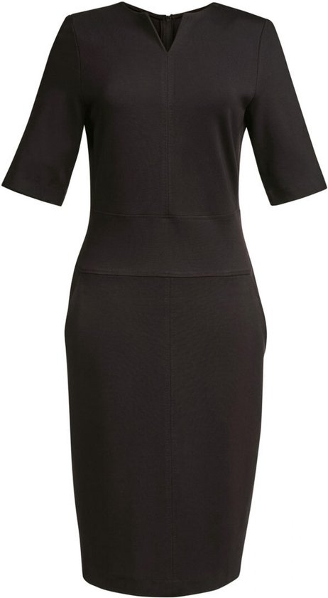 Jurk Dames 40 EU (12 UK) Brook Taverner Black 67% Viscose, 29% Polyamide, 4% Elasthan