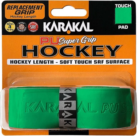 Karakal Pu Super Grip Hockey - Hockey Grip - Basisgrip voor Hockeysticks - Groen - 1 Stuk - Karakal