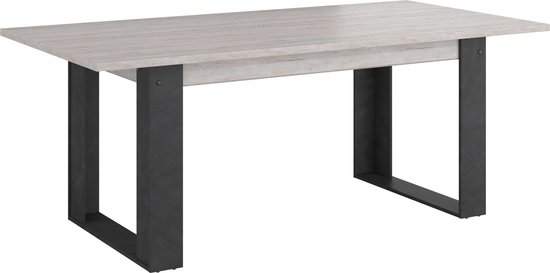 Eettafel Sandy 200x100cm - grijze eik/beton