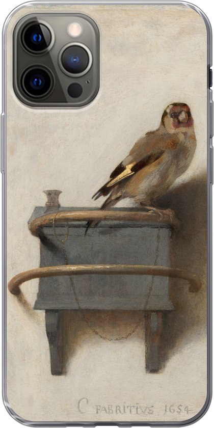 Coque iPhone 13 Pro - Chardonneret - Vieux Maître - Carel Fabritius - Coque de téléphone en Siliconen