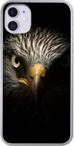 Geschikt voor iPhone 11 hoesje - Vogel - Adelaar - Roofvogels - Oog - Snavel - Licht - Siliconen Telefoonhoesje