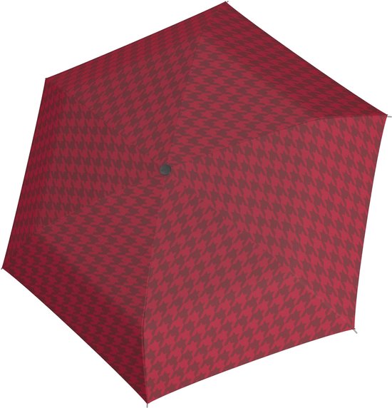 Opvouwbare Paraplu Havanna Denver Rood - Fiberglass - Dsn 90 cm - Opgevouwen 23 cm - Doppler