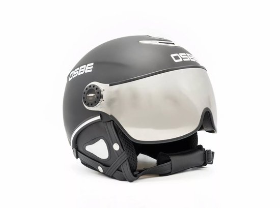 Osbe Skihelm Proton Snow Dull Black 54/56 cm